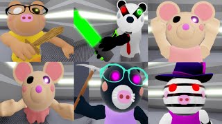 ROBLOX PIGGY ALL JUMPSCARES NPC TEST [upl. by Leelah]