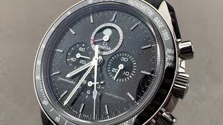 Omega Speedmaster Professional Moonphase Aventurine 31133443201001 Omega Watch Review [upl. by Ybot877]