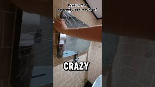 Guy Puts Tv In Shower Just To Do This [upl. by Solange799]