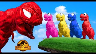 🔴Dinosaur Jurassic World Dominion Trex Siren Head Godzilla King Kong Mosasaurus Indoraptor Hulk Cow [upl. by Llevaj]