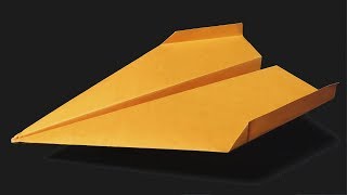 como hacer un avión de papel fácil que vuela mucho y lejos paper airplane [upl. by Nitsid]