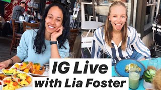 IG LIVE  opening up about my journey with food  exercise with Lia Foster  May 23 2020 [upl. by Llyrrad]