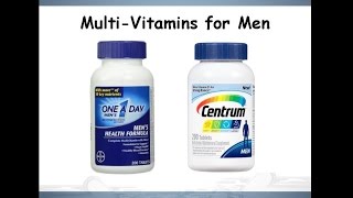 One A Day® Men’s Health Formula vs Centrum® Men [upl. by Peters]