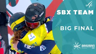 Great Britain  Gold Medal  Mixed Team Snowboard Cross  Bakuriani 2023 [upl. by Obeng142]