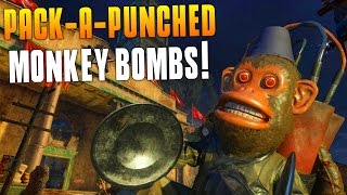 PACKAPUNCHED MONKEY BOMBS BO3 Zombies Funny Moments Funny Glitch Fails Rage [upl. by Selim]