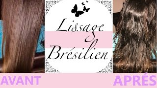 Lissage Brésilien 😍shampoing  lissage Ensemble Résultat 🔝🔝 [upl. by Ardle458]