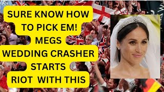 OH NO MEGS amp HARRY PAL TURNED WEDDING CRASHER  CAUSES RIOT royal meghanandharry meghanmarkle [upl. by Angelique]