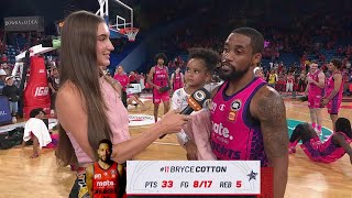 Bryce Cotton postgame interview vs South East Melbourne Phoenix  Round 9 NBL25 [upl. by Cowen]