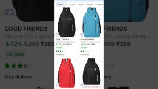 PROVOGUE 25 Ltr Backpack ₹199✨🔥viralvideo trending dailyofferszones7 youtube shorts [upl. by Grubman]