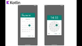 Kotlin Jetpack Compose DatePicker  TimePicker [upl. by Peers253]