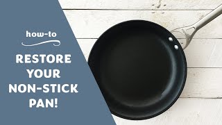 How to Restore a NonStick Pan [upl. by Ilojna]