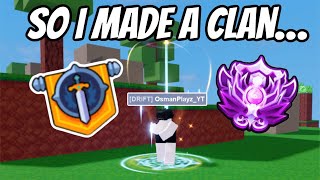 So I Made A Clan In Roblox BedWars… [upl. by Adelric]