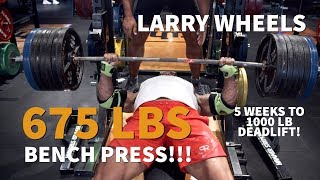 675LBS307KG BENCH PRESS PR [upl. by Repsac]