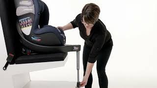 CYBEX USA  Sirona S  ForwardFacing Installation with Seat Belt amp Tether [upl. by Tybi972]