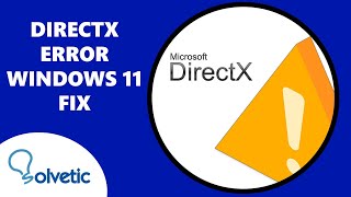 Directx Error Windows 11 HOW to FIX [upl. by Llerrad]