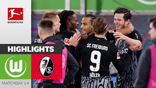 VfL Wolfsburg  SC Freiburg 01  Highlights  Matchday 14 – Bundesliga 202324 [upl. by Schultz]