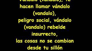 SKAP Vandalo Con Letra [upl. by Ibrahim]