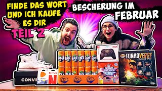 BESCHERUNG IM FEBRUAR Dania amp Kaans Geschenke von quotFinde das Wort amp ich kaufe es dirquot Teil 2 [upl. by Proffitt]