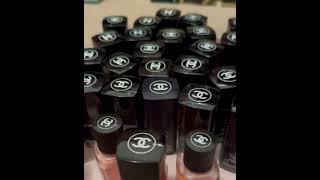 World’s largest Chanel Nail Polish Collection on YouTube not clickbait shorts chanel luxury [upl. by Airehs867]