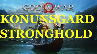 God of War 4  how to get to Konunsgard stronghold [upl. by Domella]