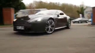 Aston Martin Owners leaving McGurk Car Meet  LOUD ACCELERATIONS amp REVS [upl. by Emirej931]