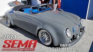 SEMA show 2021 Highlights  Amazing Trucks And Cars  Las Vegas Day 3 [upl. by Aja]