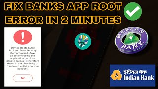 RUN BANKING APPS ON ROOTED PHONES  IN 2 MINUTES [upl. by Haydon]