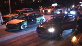 IStreetracecom  Team AMR Civic EK VS The PaperClip Civic EG [upl. by Curson134]