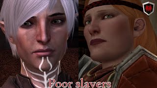 Dragon Age II  FenrisampAveline Poor poor slavers [upl. by Eglanteen]