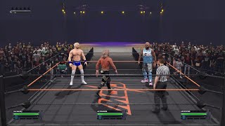 AJ Francis vs Joe Hendry vs Lexis King  WWE 2K24 [upl. by Shien914]