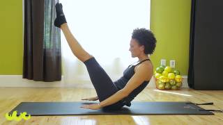 Intermediate Pilates Mat Workout [upl. by Anwahsat]