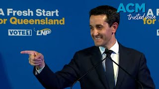 Queensland’s new premier David Crisafullis victory speech [upl. by Carolle962]