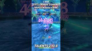 C0 Clorinde Zaps Through Triple Maggu Kenki  Genshin Impact Shorts genshinimpact hoyocreators [upl. by Cerelly520]