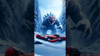 SpiderMan and Deadpool vs Godzilla fight battle deadpool spiderman godzilla animals [upl. by Mattheus]