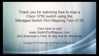 Switch Port Mapping a Cisco 3750 Switch [upl. by Helyn]