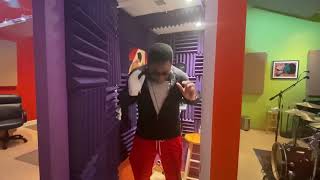 Gepetto Jackson in the studio recording Michael Jackson Impersonator [upl. by Ymac542]