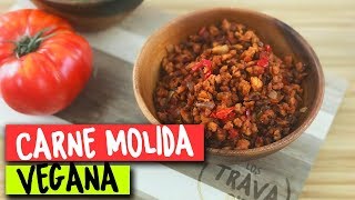 Cómo preparar Carne Molida Vegana  Los Travapie [upl. by Byran484]