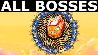 Octogeddon  All Queen Bee Weapon Upgrades  All Boss Battles Gameplay No Commentary [upl. by Ainerbas593]