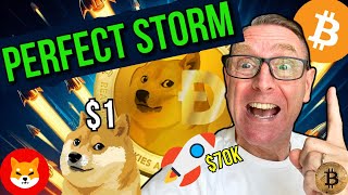 Dogecoin amp Bitcoin News Today Now PERFECT STORM COMING 1 [upl. by Vashti]