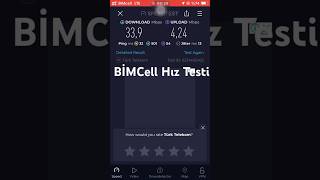 BIMcell Hız Testi Türk Telekom BölgeNusaybin shorts speedtest bimcell turktelekom turkey [upl. by Noirret]