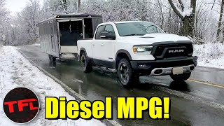 I Find a BIG Difference Between Towing amp Empty MPG in the 2020 Ram Rebel EcoDiesel [upl. by Falk438]