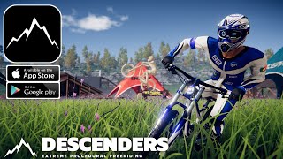 WORLDS Steepest Mountain Bike Course  Descenders Gameplay [upl. by Ellehcor]