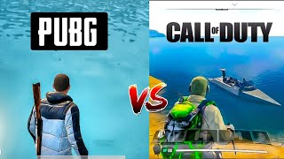 PUBG Mobile vs Call of duty Mobile Battle Royale Comparison [upl. by Sacci494]