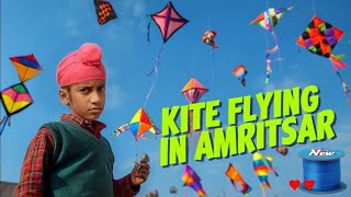 Kite Flying In Amritsar 😍 Monofil Gattu 🧵😱 GOPIMEHRAVLOGS [upl. by Rehpotsihrc]