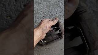 2015 Kia Rio rear Brake pads and Rotors replace [upl. by Aisatsanna]