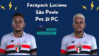 Facepack  Tatto Luciano São Paulo PES 21  PC [upl. by Farly578]