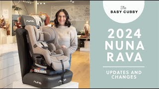 Nuna RAVA Convertible Car Seat 2024 Updates and Changes [upl. by Atnohsal]