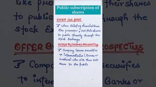 What is offer for sale  offer by deemed prospectus  public issue of shares  issue of share [upl. by Hali]