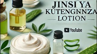 JINSI YA KUTENGENEZA LOTION LOSHENI haircare chunusi duet haircareproducts skincare [upl. by Nehepts]