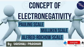 Concept of ElectronegativityPauling scale Mulliken scaleAllred Rochow scale [upl. by Atiseret]